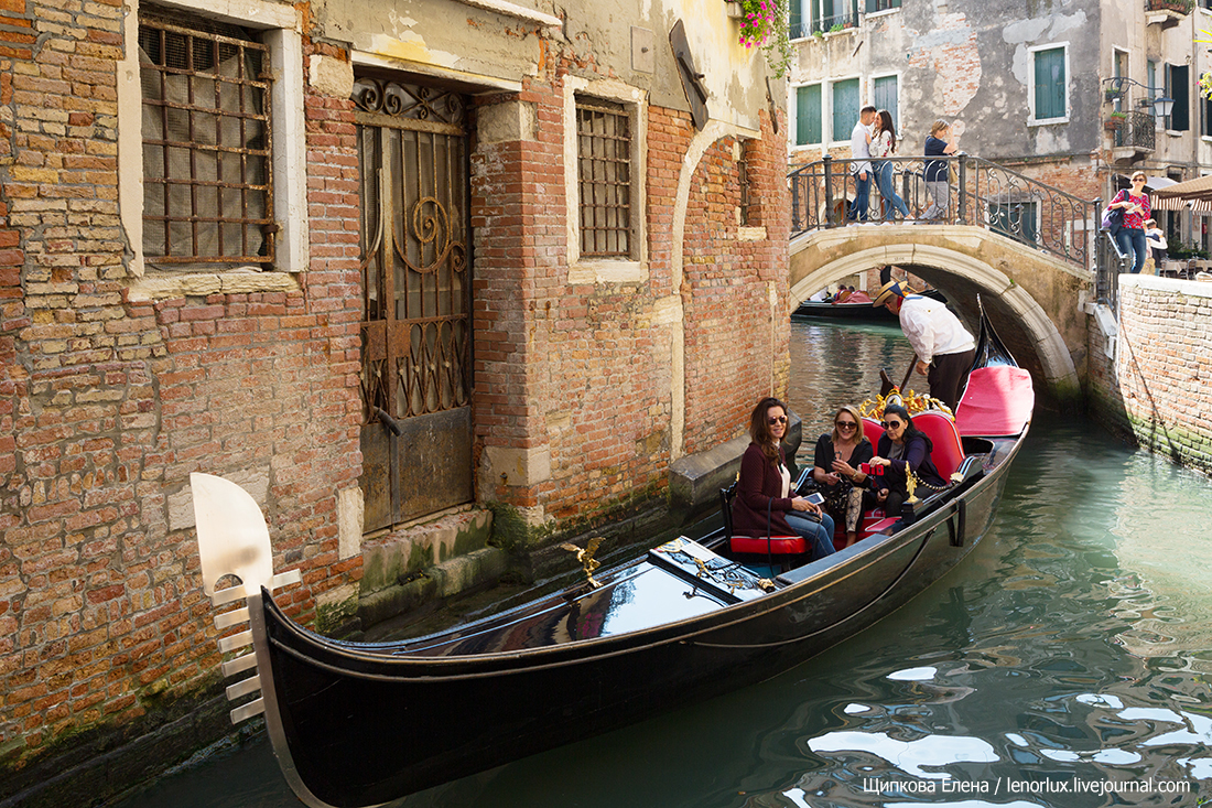 Главный туристический аттракцион в Венеции