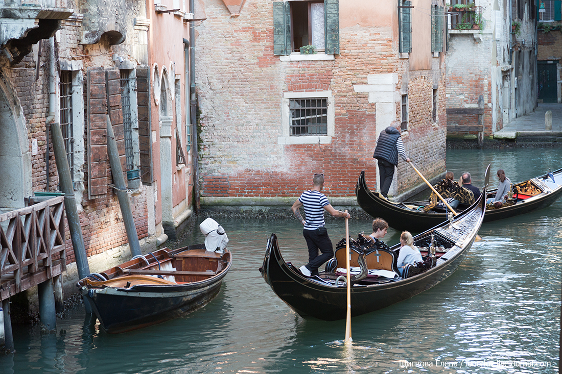 Главный туристический аттракцион в Венеции