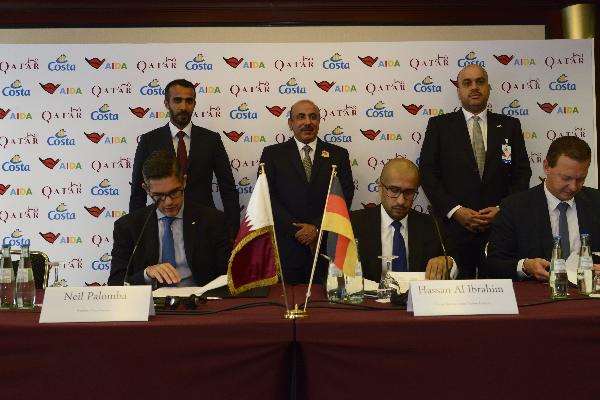 Управление по туризму Катара подписало меморандум о взаимопонимании с AIDA & Costa Cruises
