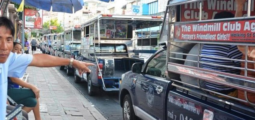 Жители Паттайи против остановок сонгтео